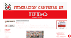 Desktop Screenshot of federacioncantabradejudo.com