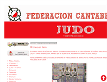 Tablet Screenshot of federacioncantabradejudo.com